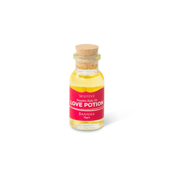 Aceite comestible Mini Love Potion sabor a Banana 15gr
