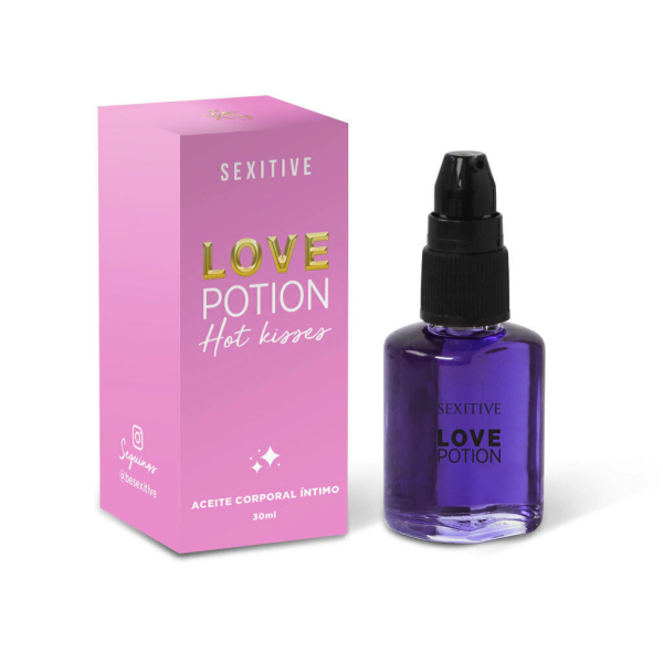 Aceite para masajes Comestible Love Potion sabor a Frutos Rojos 30ml