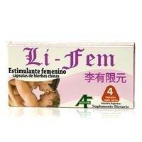 Vigorizante en cápsulas Li-Fem x4 unid