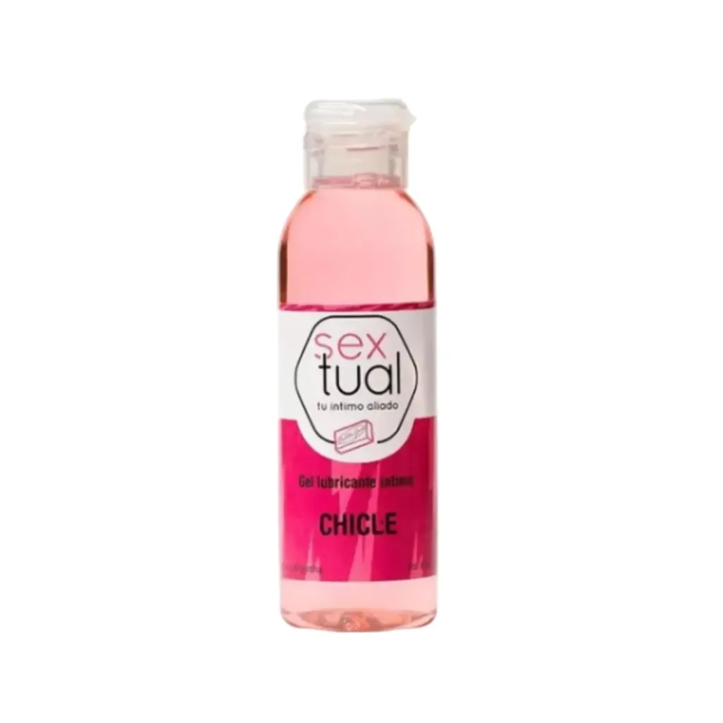 Gel lubricante comestible Sextual sabor a Chicle 80ml