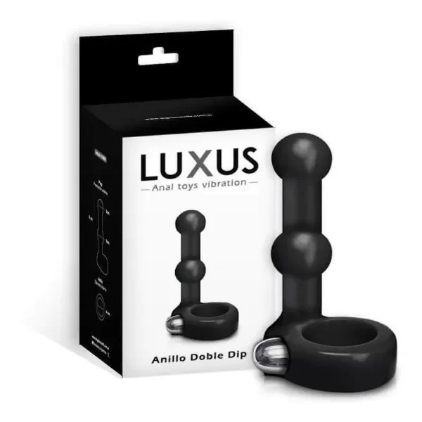 Anillo Doble Dip Luxus con vibrador