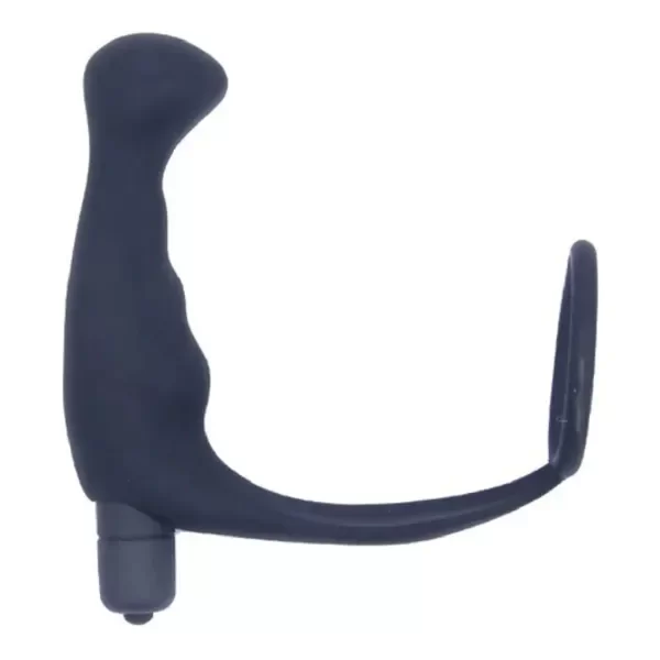 Anillo peneano con masajeador prostático vibro