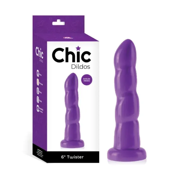 Consolador Dildo 6" TWISTER 16,5 x 4,1 cm