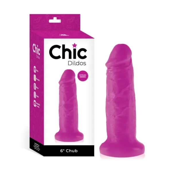 Consolador Dildo 6" CHUB 15,2x4,4cm
