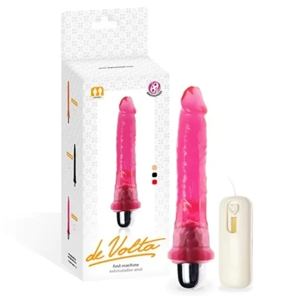 Anal pene con vibrador regulable 15x2.5cm