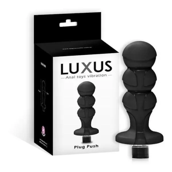 Plug anal con vibrador Lexus Push 14x3cm
