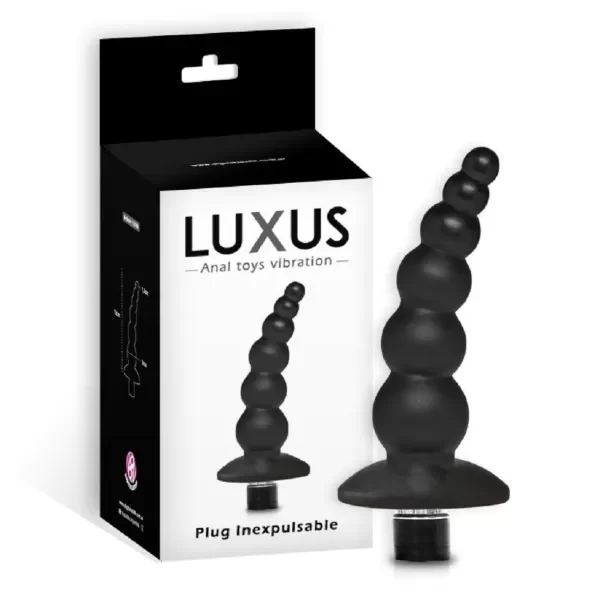 Plug anal con vibrador Lexus Inexpulsable 13cm