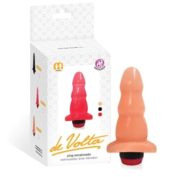 Plug Escalonado con vibrador 13cm
