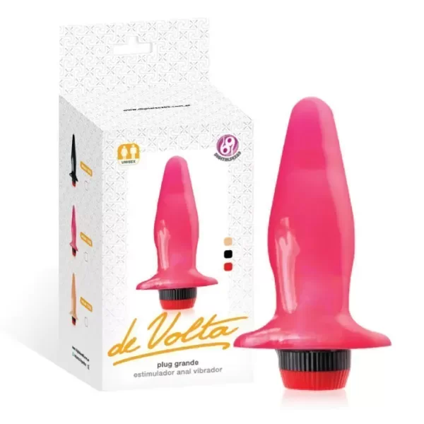 Plug Anal Grande con vibrador 15x4,5cm