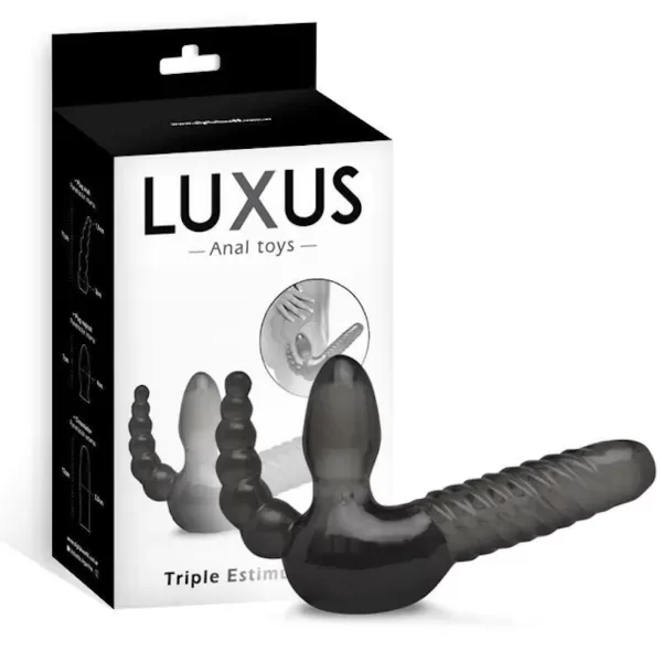 Consolador anal vaginal Triple penetración