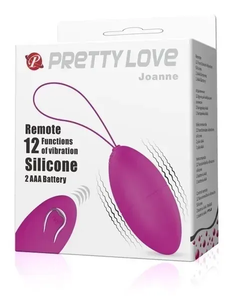 Huevo vibrador Joanne control remoto Pretty Love
