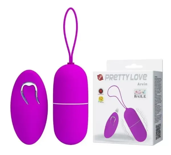 Huevo vibrador Arvin control remoto Pretty Love