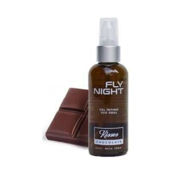Gel Lubricante comestible Kisses Fly Night sabor a Chocolate 100ml