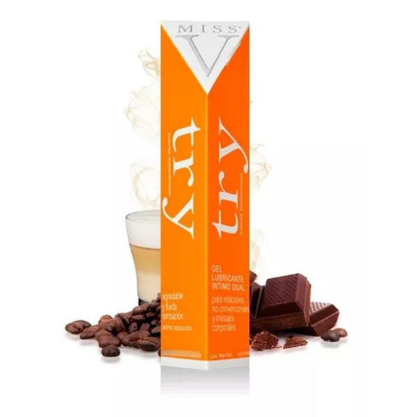 Gel Miss V TRY Anal con aroma a capuccino 50ml